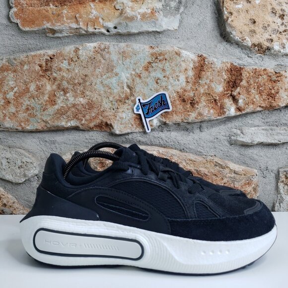 Under Armour Phantom 4 Luxe Sneaker Men's 8 / Womens 9.5 Black/White NEW - Picture 5 of 13